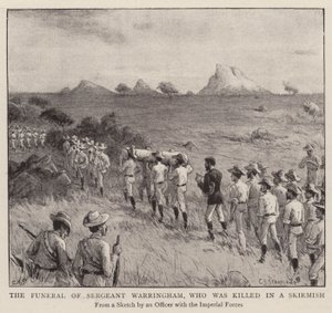 Les funérailles du sergent Warringham, tué dans une escarmouche - Charles J. Staniland